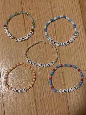 Sabrina Carpenter Inspired Short & Sweet Friendship Bracelets Handmade Beaded